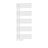 Grzejnik łazienkowy Zodiak 942x400 biały mat