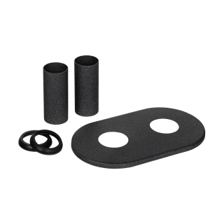 Zestaw maskujący z rozetą podwójną, grafit struktura