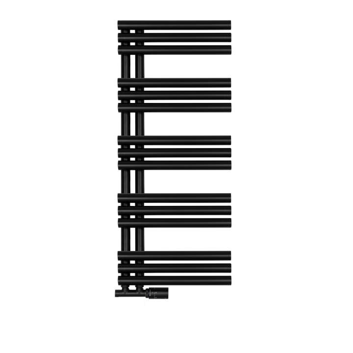 Grzejnik łazienkowy Zodiak 942x400 czarny