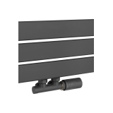 Grzejnik łazienkowy hybrydowy UCS 700x500-D50 grafit TANGO