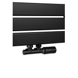 Grzejnik łazienkowy hybrydowy UCS 1122x500-D50 czarny TANGO