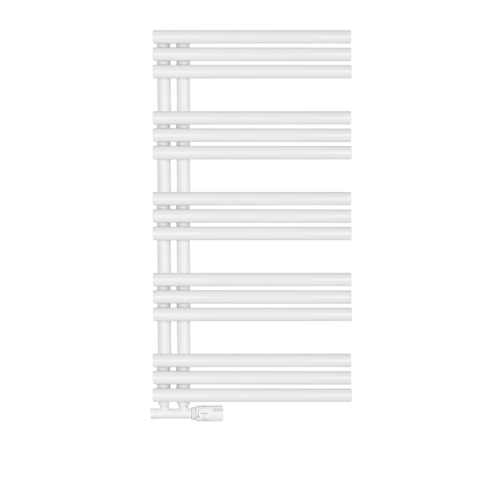 Grzejnik łazienkowy Zodiak 942x500 biały mat