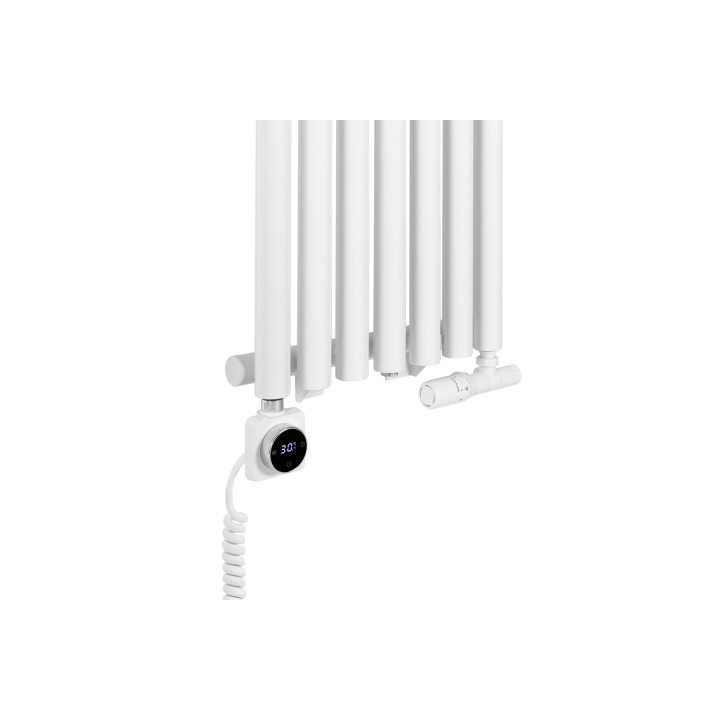 Grzejnik dekoracyjny Gilda GD1E 1800x413 biały