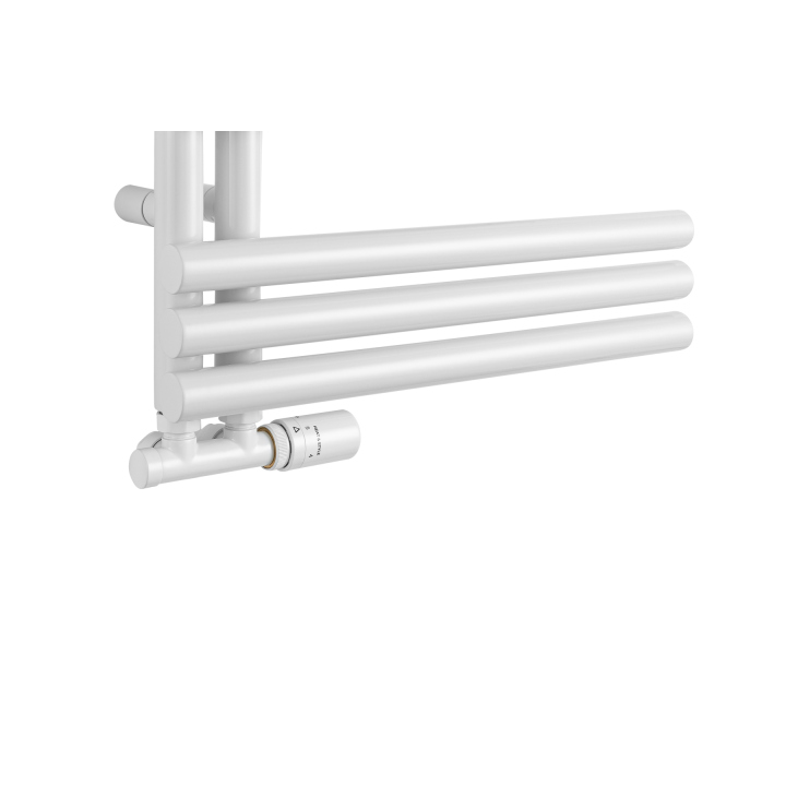 Grzejnik łazienkowy Zodiak 942x500 biały mat