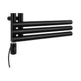 Grzejnik łazienkowy Zodiak 942x500 czarny