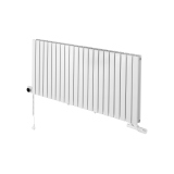 Grzejnik dekoracyjny hybrydowy poziomy Judy 600x1298 biały SQUARE