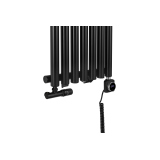 Grzejnik dekoracyjny Gilda GD1E 1800x413 czarny