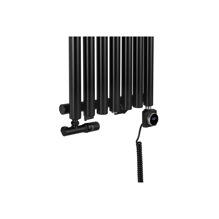 Grzejnik dekoracyjny Gilda GD1E 1800x413 czarny