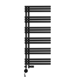 Grzejnik łazienkowy Zodiak 1147x500 czarny