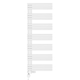 Grzejnik łazienkowy Zodiak 1352x500 biały mat