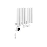 Grzejnik dekoracyjny Gilda GD1E 1800x413 biały