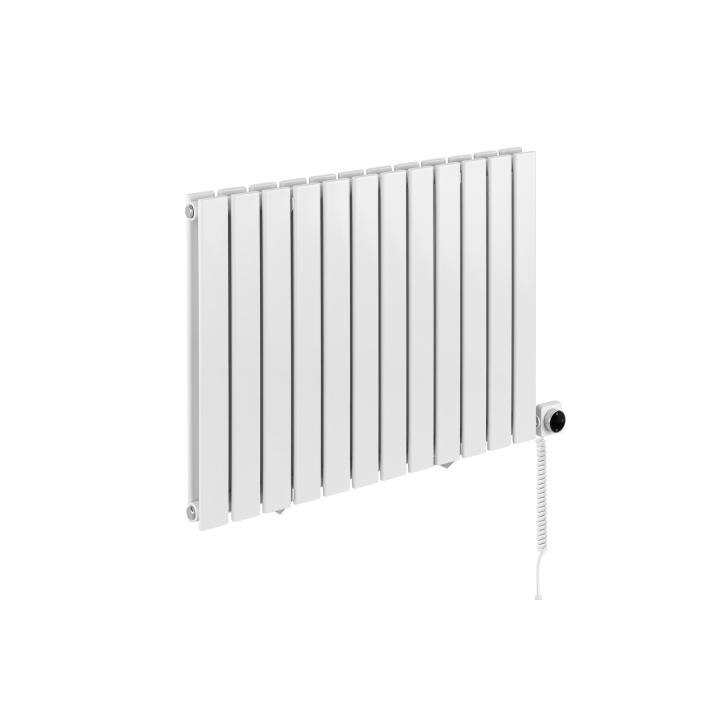 Grzejnik dekoracyjny elektryczny Wanted WD2E 600x816 biały, grzałka z prawej strony