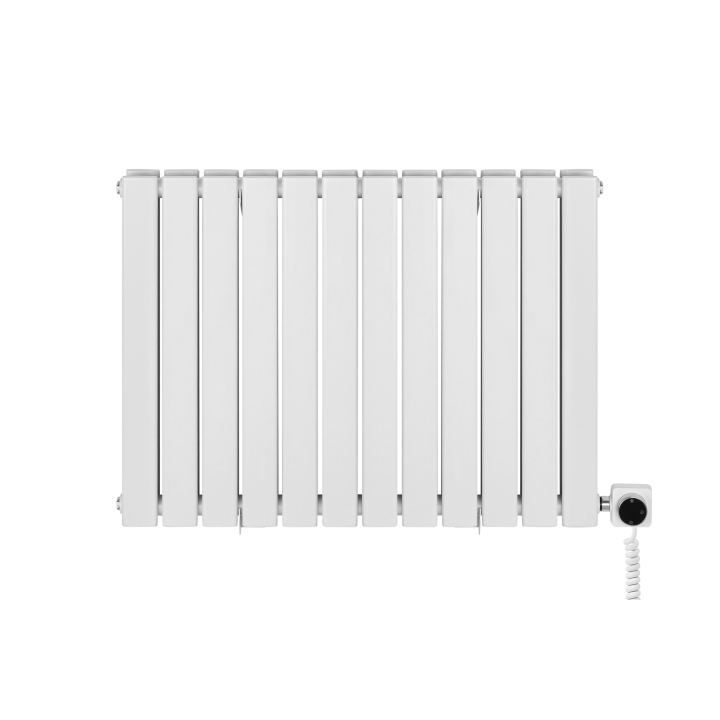 Grzejnik dekoracyjny elektryczny Wanted WD2E 600x816 biały, grzałka z prawej strony