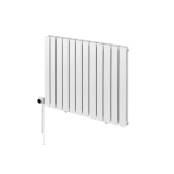 Grzejnik dekoracyjny elektryczny Wanted WD2E 600x816 biały, grzałka z lewej strony