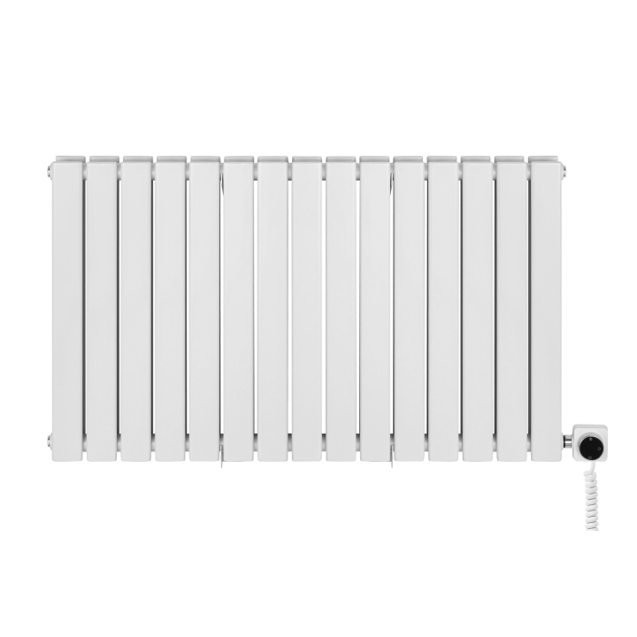 Grzejnik dekoracyjny elektryczny Wanted WD2E 600x1020 biały, grzałka z prawej strony