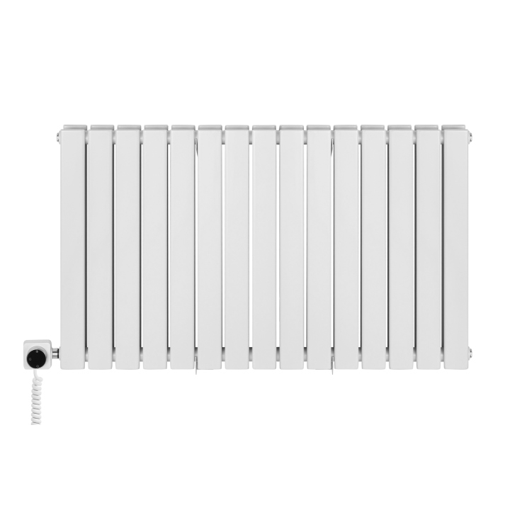 Grzejnik dekoracyjny elektryczny Wanted WD2E 600x1020 biały, grzałka z lewej strony