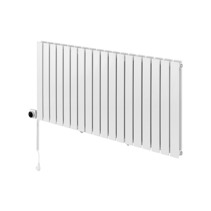 Grzejnik dekoracyjny elektryczny Wanted WD2E 600x1224 biały, grzałka z lewej strony