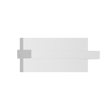 Reling do grzejnika płaskiego Concert 400mm biały mat