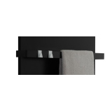 Reling do grzejnika płaskiego Concert 600mm czarny