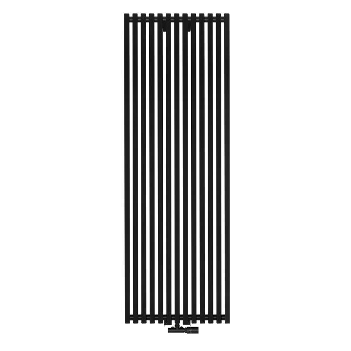 Grzejnik dekoracyjny Concert 1800x630 czarny