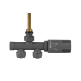 Przyłącze jednootworowe Single Pipe Valve Invest, grafit