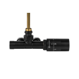 Przyłącze jednootworowe Single Pipe Valve Invest, czarny