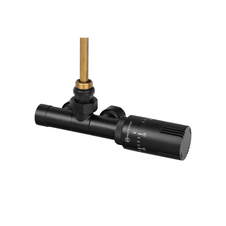 Przyłącze jednootworowe Single Pipe Valve Invest, czarny