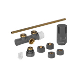 Przyłącze jednootworowe Single Pipe Valve Invest, grafit