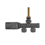 Przyłącze jednootworowe Single Pipe Valve Invest, grafit