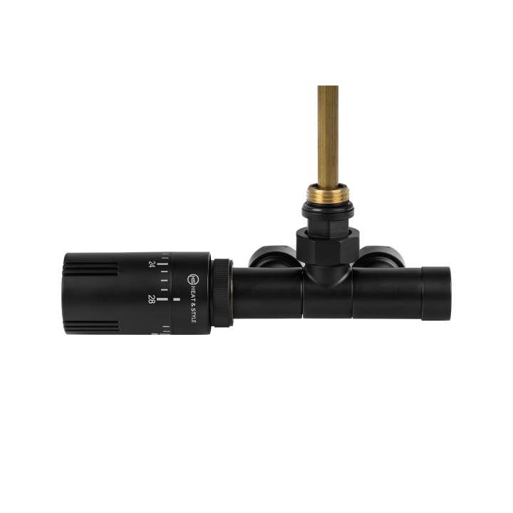 Przyłącze jednootworowe Single Pipe Valve Invest, czarny