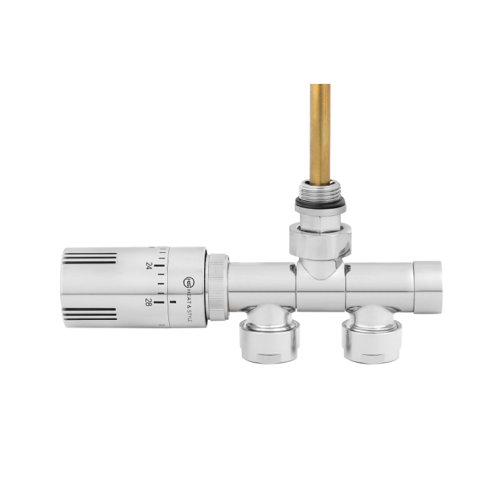 Przyłącze jednootworowe Single Pipe Valve Invest, chrom