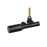 Przyłącze jednootworowe Single Pipe Valve Invest, czarny