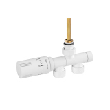 Przyłącze jednootworowe Single Pipe Valve Invest, biały