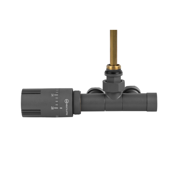 Przyłącze jednootworowe Single Pipe Valve Invest, grafit