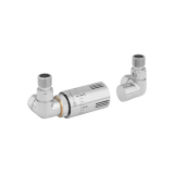 Zestaw termostatyczny Tri Axial Valve Invest 3D, chrom lewy