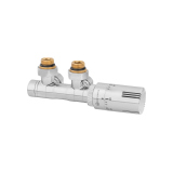 Zawór termostatyczny zespolony MULTIFLOW INVEST, chrom uniwersalny