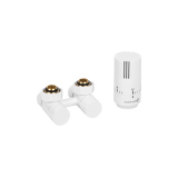 Zestaw armatury przyłączeniowej HAVI, kątowy biały