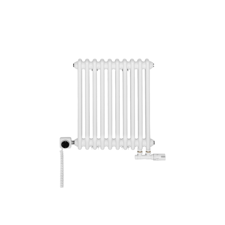 Grzejnik żeberkowy poziomy retro Column Line CL2E-575x470-D50L/P biały