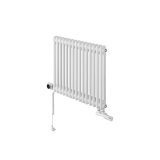 Grzejnik żeberkowy poziomy retro Column Line CL2E-575x695-D50L/P biały