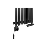 Grzejnik dekoracyjny Gilda GD1E 1800x413 czarny