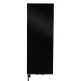 Grzejnik dekoracyjny elektryczny płaski Concert 1600x600 czarny, grzałka z lewej strony