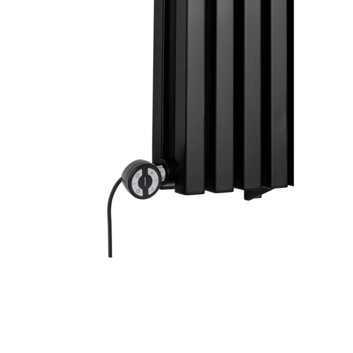 grzejnik dekoracyjny hybrydowy poziomy Nomad 600x630 czarny MOA