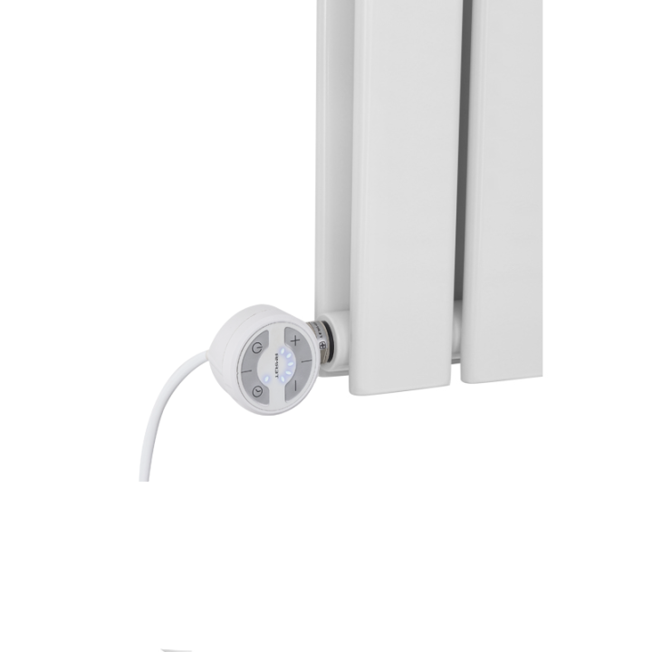 Grzejnik dekoracyjny hybrydowy poziomy Wanted 600x816 biały MOA