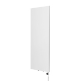 Grzejnik dekoracyjny elektryczny płaski Concert 1600x600 biały mat, grzałka z prawej strony