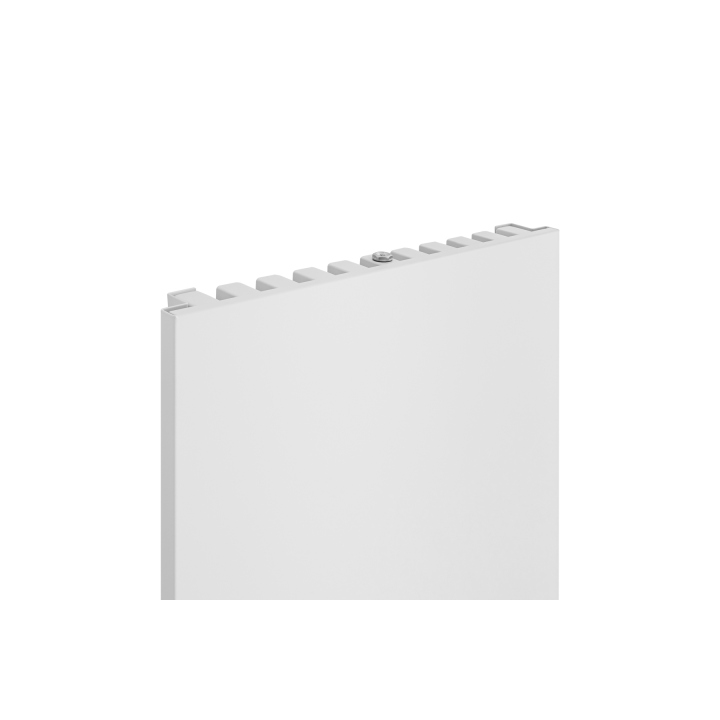 Grzejnik dekoracyjny elektryczny płaski Concert 1800x600 biały mat, grzałka z lewej strony