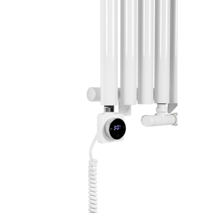 Grzejnik dekoracyjny Gilda GD1E 1800x413 biały