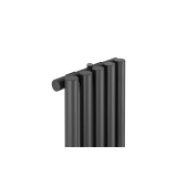 Grzejnik dekoracyjny Gilda GD1E 1600x295 grafit