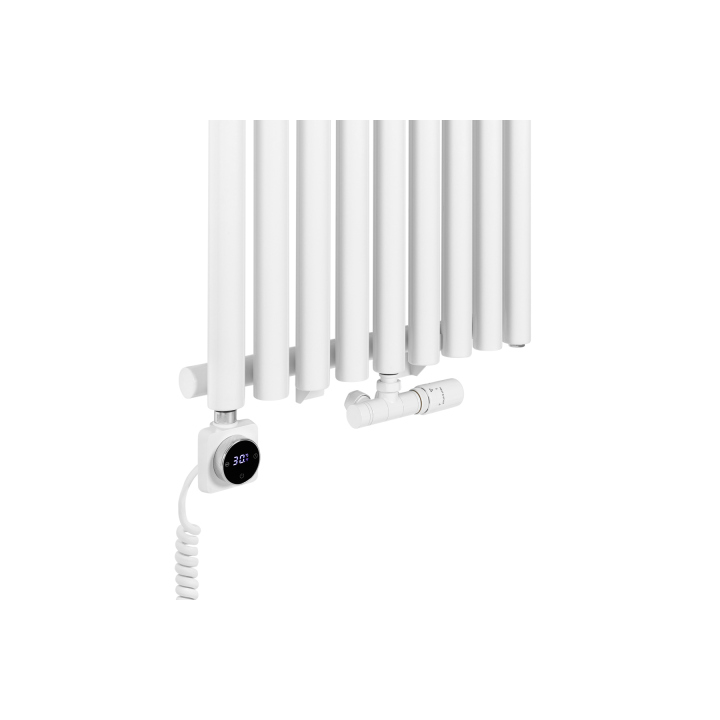 Grzejnik dekoracyjny Gilda GD1E 1800x531 biały