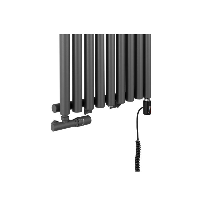 Grzejnik dekoracyjny Gilda GD1E 1800x531 grafit