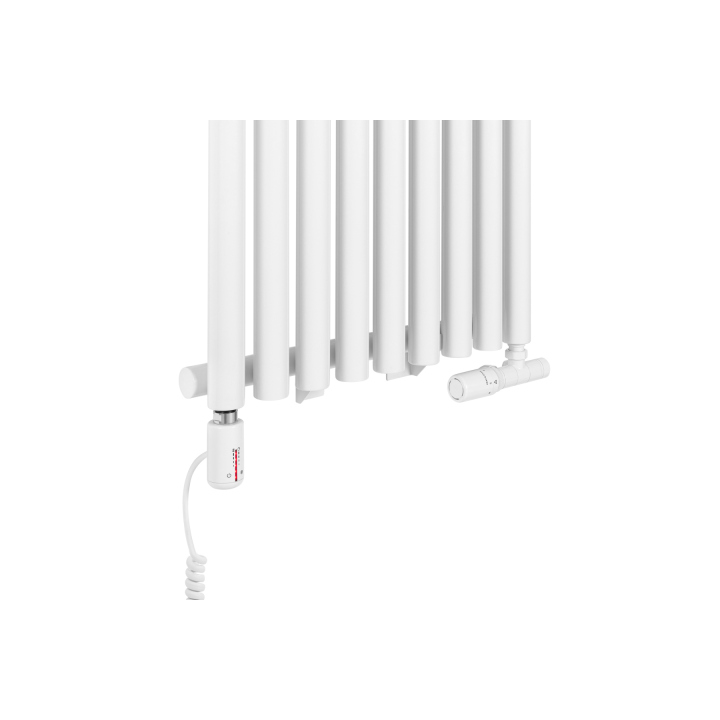 Grzejnik dekoracyjny Gilda GD1E 1800x531 biały